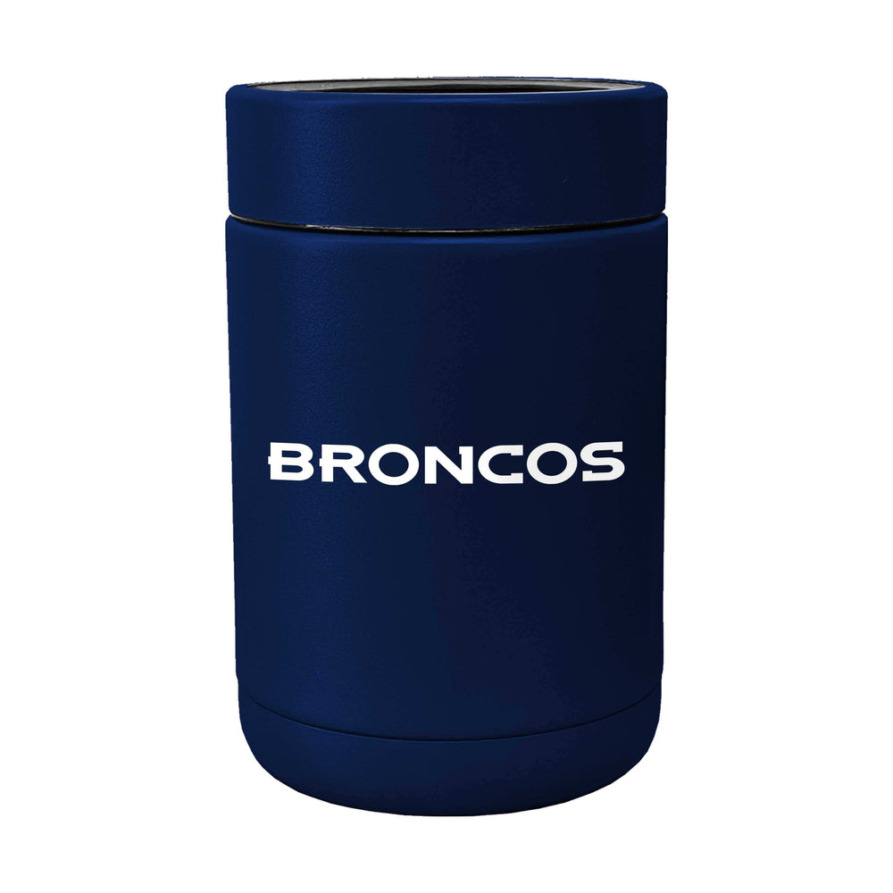 Denver Broncos Navy Flipside Powder Coat Coolie - Logo Brands - Flyclothing LLC