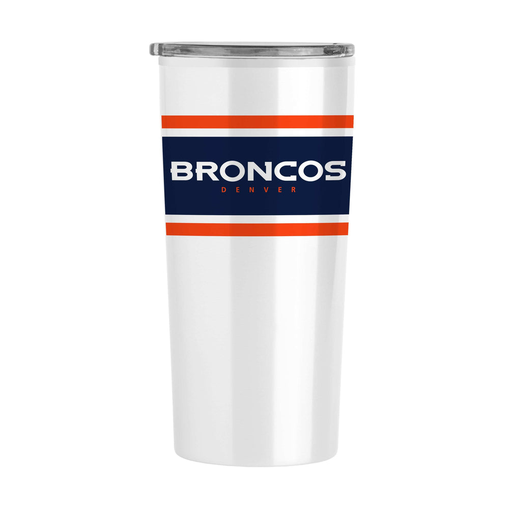 Denver Broncos 20oz Stripe Fusion Tumbler - Logo Brands - Flyclothing LLC