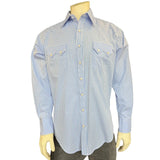 Rockmount Ranch Wear mens fine blue stripe western shirt - Rockmount Clothing - Flyclothing LLC