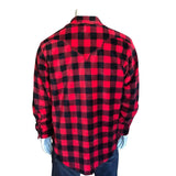 Rockmount Ranch Wear mens buffalo check fleece western shirt 6100 rb sml - Rockmount Clothing - Flyclothing LLC