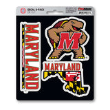 Maryland Terrapins 3 Piece Decal Sticker Set - Maryland