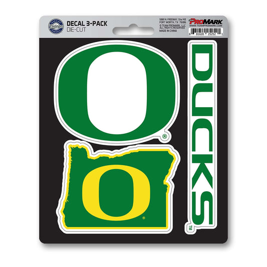 Oregon Ducks 3 Piece Decal Sticker Set - Oregon
