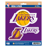 Los Angeles Lakers 3 Piece Decal Sticker Set - Los Angeles Lakers