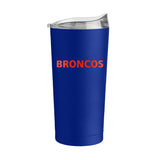 Denver Broncos 20oz Flipside Powder Coat Tumbler - Logo Brands - Flyclothing LLC