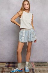 POL Textured Round Neck Cropped Tank - Trendsi - Flyclothing LLC