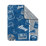 Detroit Lions Dream Weave Throw 50x60 - Logo Brands - Flyclothing LLC