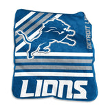 Detroit Lions Raschel Throw - Logo Brands - Flyclothing LLC