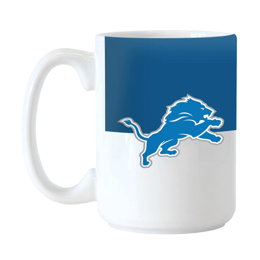 Detroit Lions 15oz Colorblock Sublimated Mug - Logo Brands - Flyclothing LLC