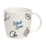 Detroit Lions 18oz Playmaker Mug - Logo Brands - Flyclothing LLC
