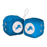 NFL - Detroit Lions Fuzzy Dice - Logo Brands - Flyclothing LLC