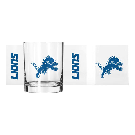 Detroit Lions 14oz Gameday Rocks Glass - Logo Brands - Flyclothing LLC