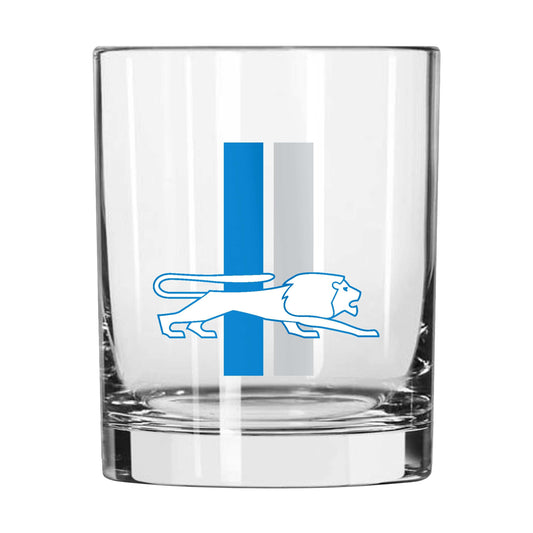 Detroit Lions 14oz Retro Rocks Glass - Logo Brands - Flyclothing LLC