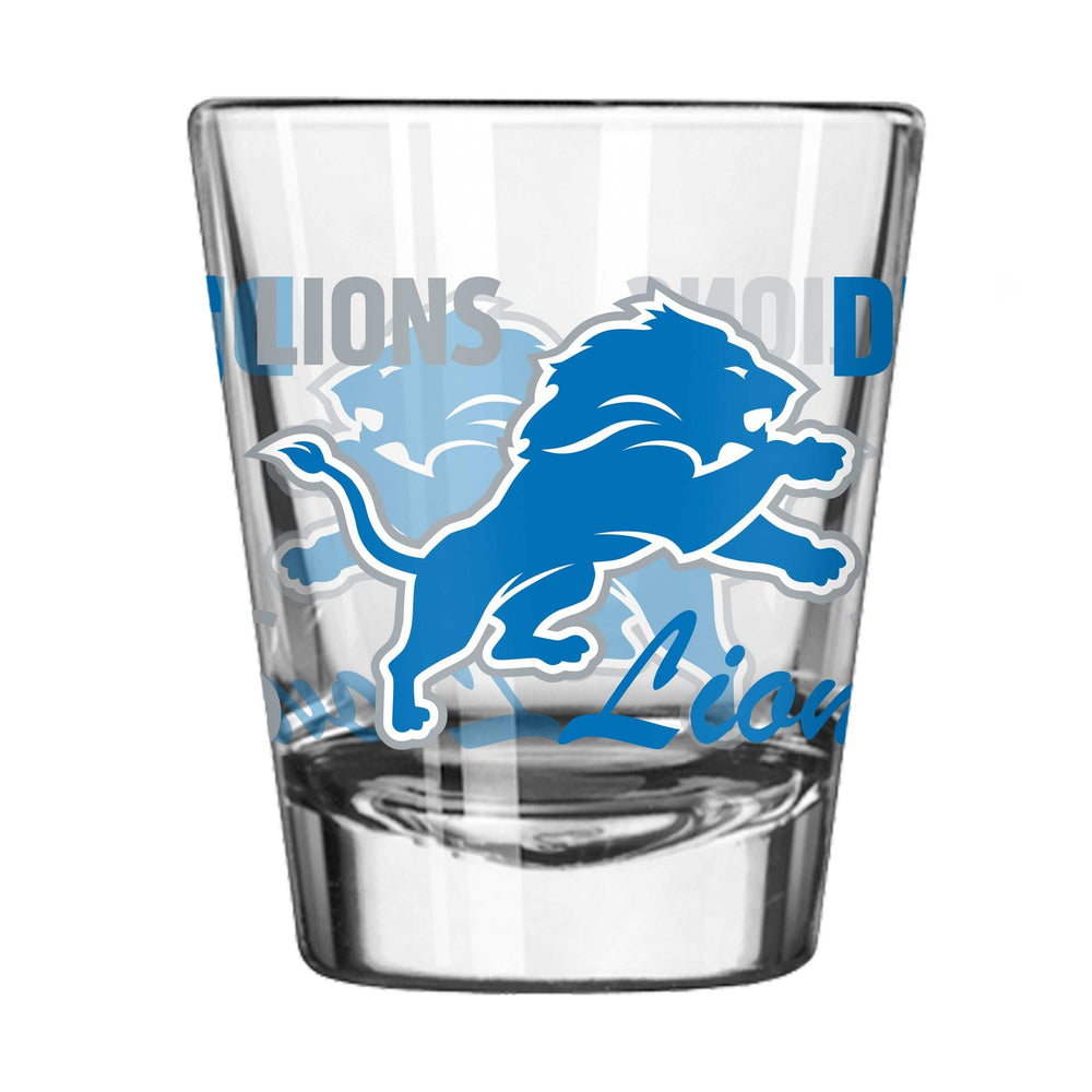 Detroit Lions 2oz Spirit Shot Glass - Logo Brands - Flyclothing LLC