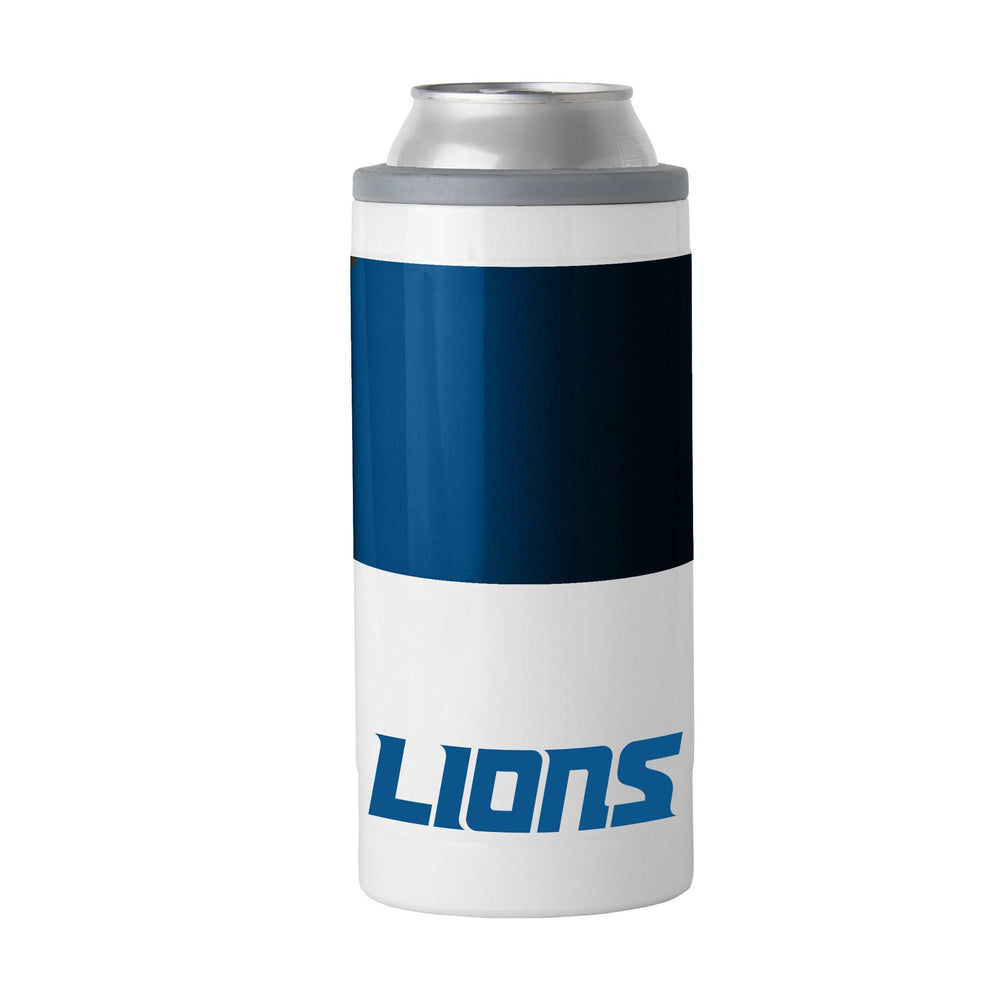Detroit Lions Colorblock 12oz Slim Can Coolie - Logo Brands - Flyclothing LLC