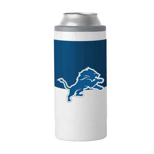Detroit Lions Colorblock 12oz Slim Can Coolie - Logo Brands - Flyclothing LLC