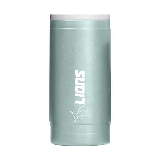 Detroit Lions Vertical Powder Coat Slim Can Coolie - Logo Brands - Flyclothing LLC
