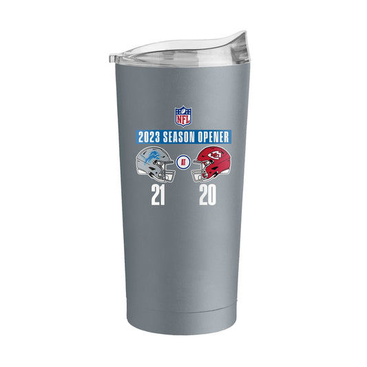 Detroit Lions 2023 Season Opener Winner 20oz Powder Coat Tumbler - Logo Brands - Flyclothing LLC