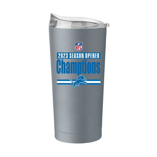 Detroit Lions 2023 Season Opener Winner 20oz Powder Coat Tumbler - Logo Brands - Flyclothing LLC