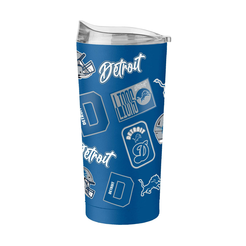 Detroit Lions 20oz Dreamweave Powder Coat Tumbler - Logo Brands - Flyclothing LLC