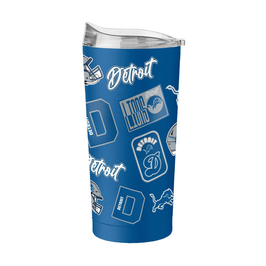 Detroit Lions 20oz Dreamweave Powder Coat Tumbler - Logo Brands - Flyclothing LLC