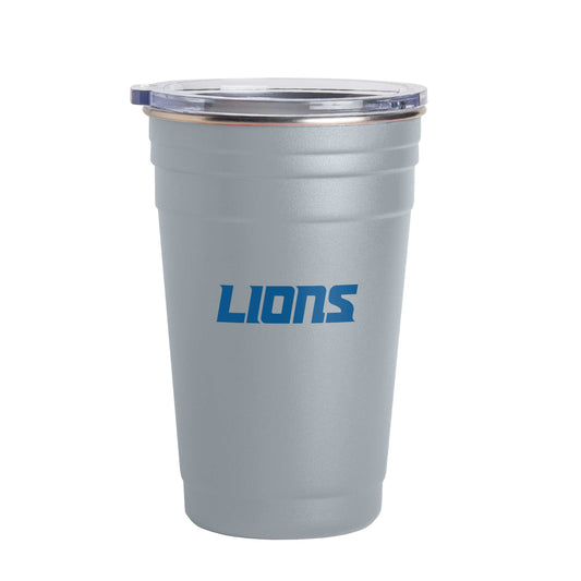 Detroit Lions 22oz Flipside Stainless Cup - Logo Brands - Flyclothing LLC