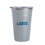 Detroit Lions 22oz Flipside Stainless Cup - Logo Brands - Flyclothing LLC