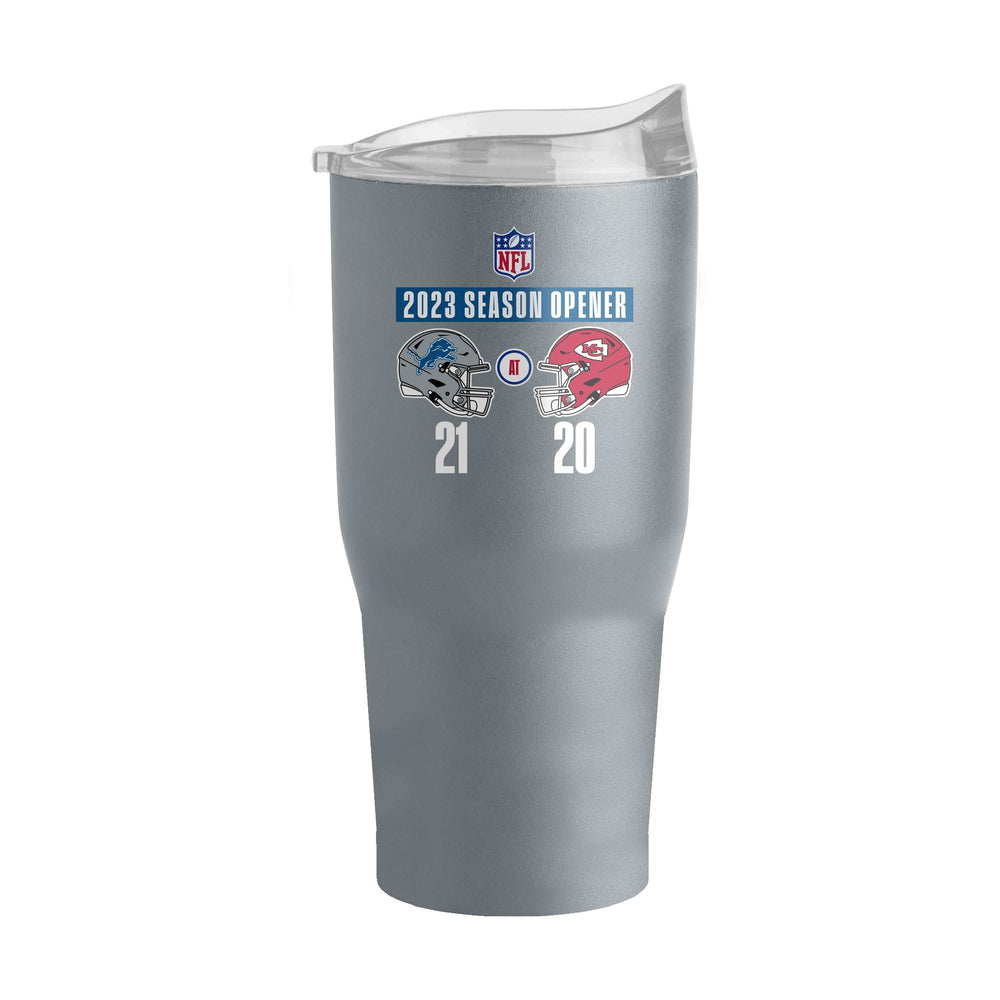 Detroit Lions 2023 Season Opener Winner 30oz Powder Coat Tumbler - Logo Brands - Flyclothing LLC