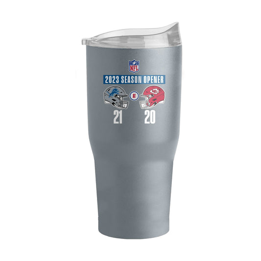 Detroit Lions 2023 Season Opener Winner 30oz Powder Coat Tumbler