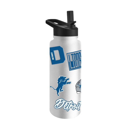 Detroit Lions Dreamweave 34oz Quencher Bottle - Logo Brands - Flyclothing LLC