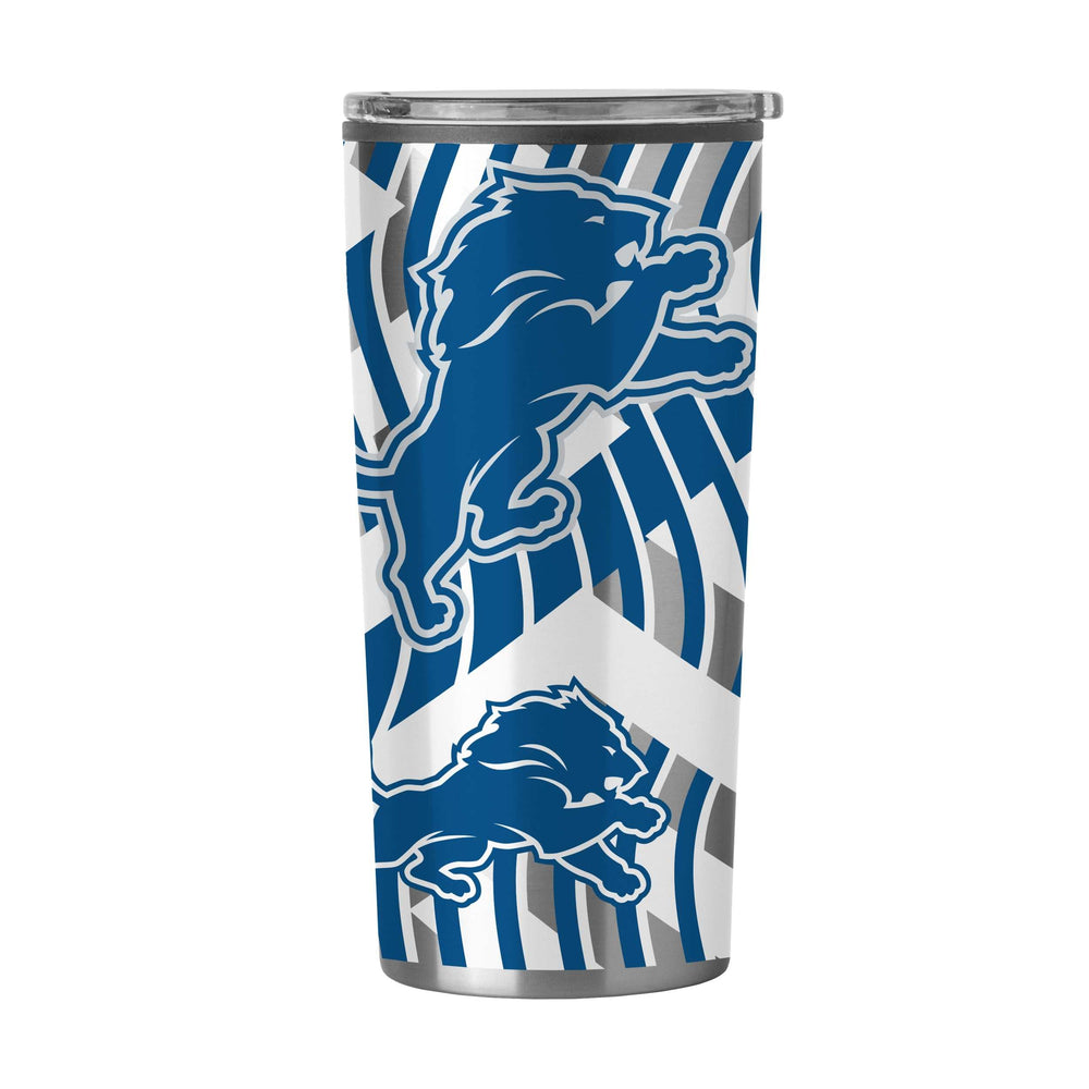 Detroit Lions Flex 20oz Plastic Wall Stainless Tumbler - Logo Brands - Flyclothing LLC