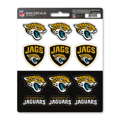 Jacksonville Jaguars 12 Count Mini Decal Sticker Pack - Jacksonville Jaguars