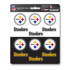 Pittsburgh Steelers 12 Count Mini Decal Sticker Pack - Pittsburgh Steelers