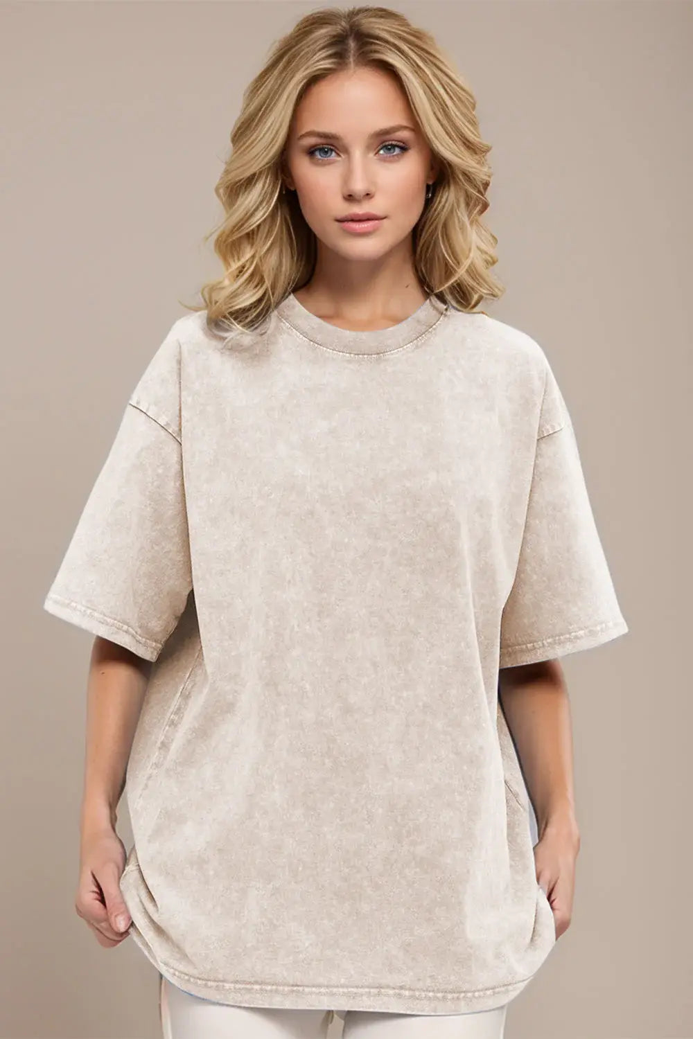 Basic Bae Round Neck Half Sleeve T-Shirt - ShopBasicbae - Flyclothing LLC