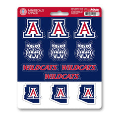 Arizona Wildcats 12 Count Mini Decal Sticker Pack - Arizona