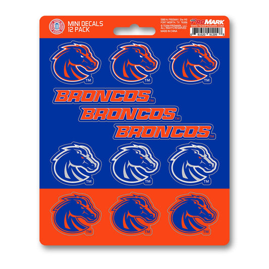 Boise State Broncos 12 Count Mini Decal Sticker Pack - Boise State