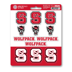 NC State Wolfpack 12 Count Mini Decal Sticker Pack - NC State