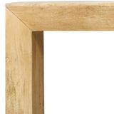 72" Natural Solid Wood Distressed Frame Console Table - HomeRoots - Flyclothing LLC