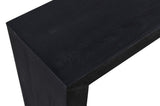 72" Charcoal Solid Wood Distressed Frame Console Table - HomeRoots - Flyclothing LLC