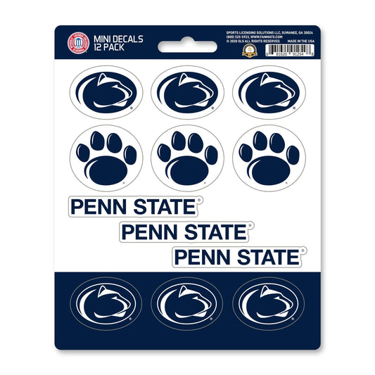 Penn State Nittany Lions 12 Count Mini Decal Sticker Pack - Penn State