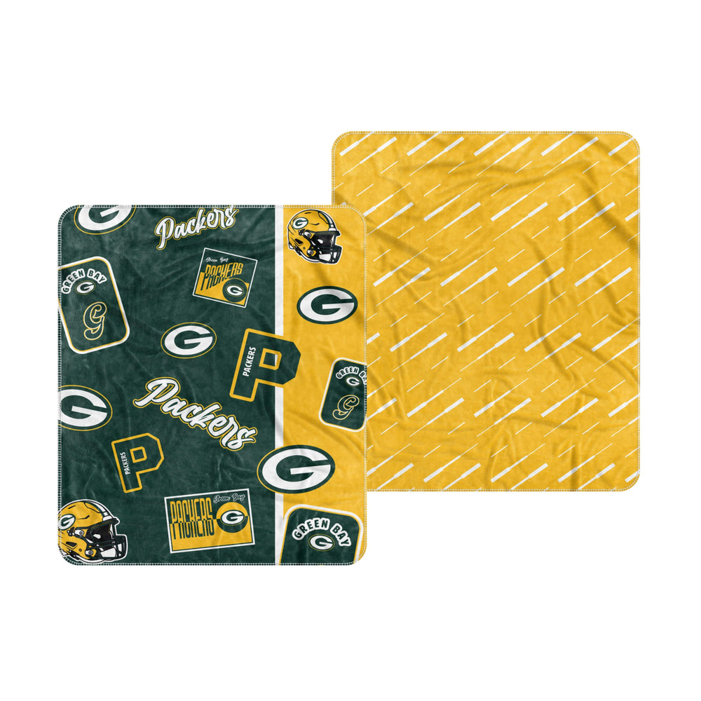 Green Bay Packers Dream Weave Throw 50x60 - Logo Brands - Flyclothing LLC