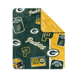 Green Bay Packers Dream Weave Throw 50x60 - Logo Brands - Flyclothing LLC