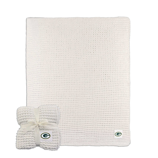 Green Bay Packers Cable Knit Throw 50x60 - Logo Brands - Flyclothing LLC