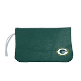 Green Bay Packers Crosshatch Wristlet - Logo Brands - Flyclothing LLC