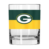 Green Bay Packers 14oz Two Tone Colorblock Rocks Glass - Logo Brands - Flyclothing LLC
