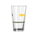 Green Bay Packers 16oz Away Jersey Pint Glass - Logo Brands - Flyclothing LLC
