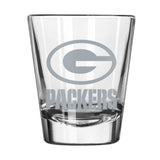 Green Bay Packers 2oz Frost Shot Glass - Logo Brands - Flyclothing LLC