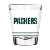Green Bay Packers 2oz Flipside White Shot Glass - Logo Brands - Flyclothing LLC
