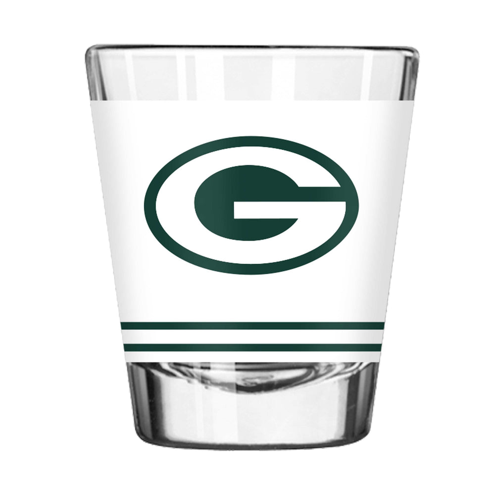 Green Bay Packers 2oz Flipside White Shot Glass - Logo Brands - Flyclothing LLC