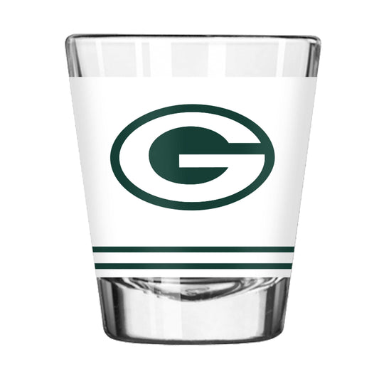 Green Bay Packers 2oz Flipside White Shot Glass - Logo Brands - Flyclothing LLC