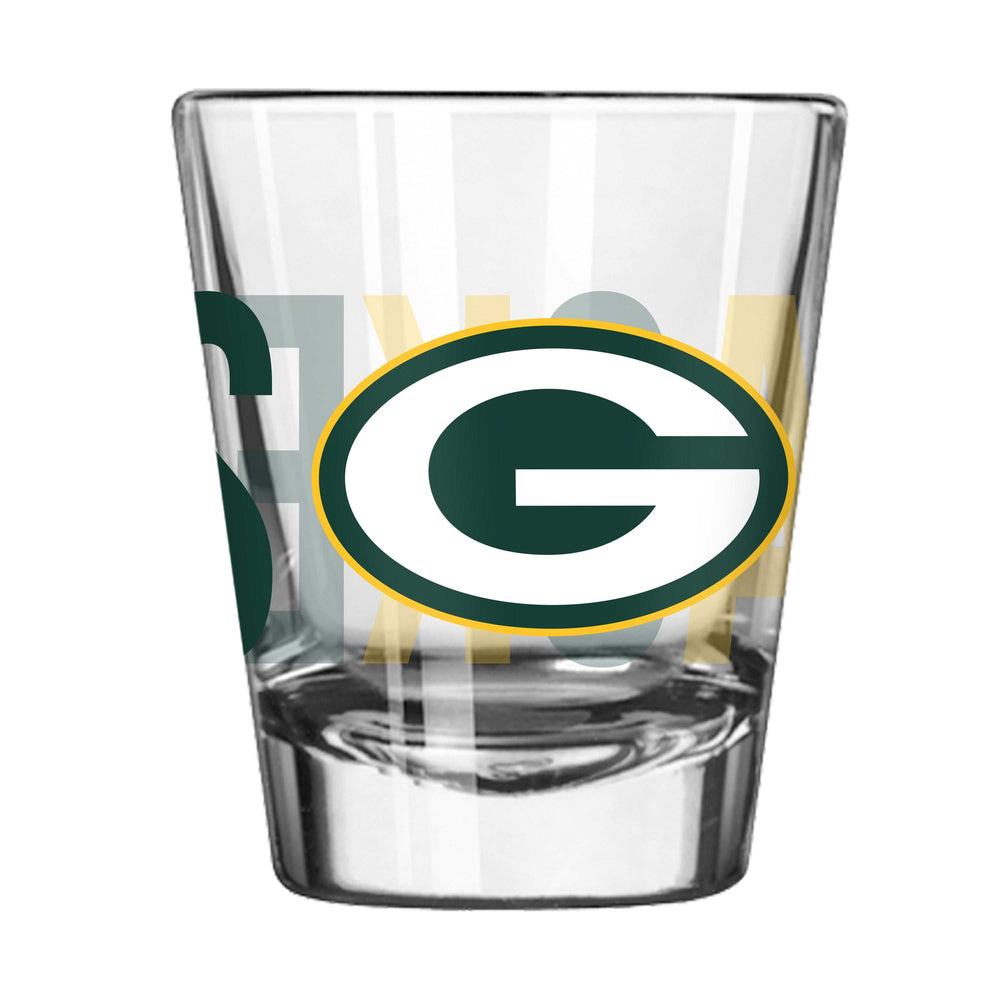 Green Bay Packers 2oz Overtime Shot Glass - Logo Brands - Flyclothing LLC